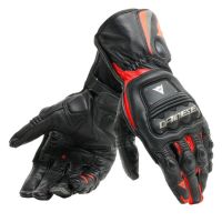 Dainese STEEL-PRO sportovní rukavice černé/fluo-červené